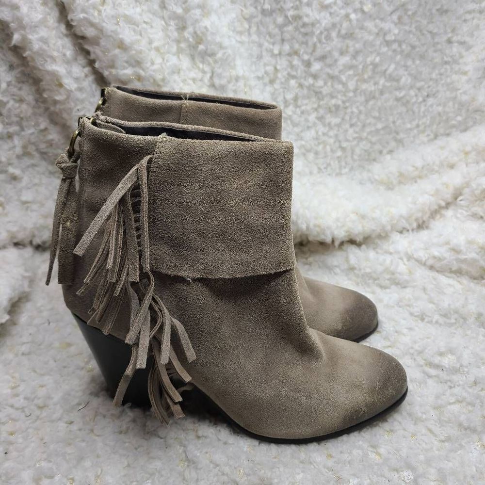 Ash Shoes Fringed Suede Distressed Western‎ Inspired Boots sz EU 39
